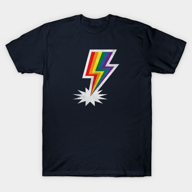 LGBTIQ Lightning T-Shirt by daparacami